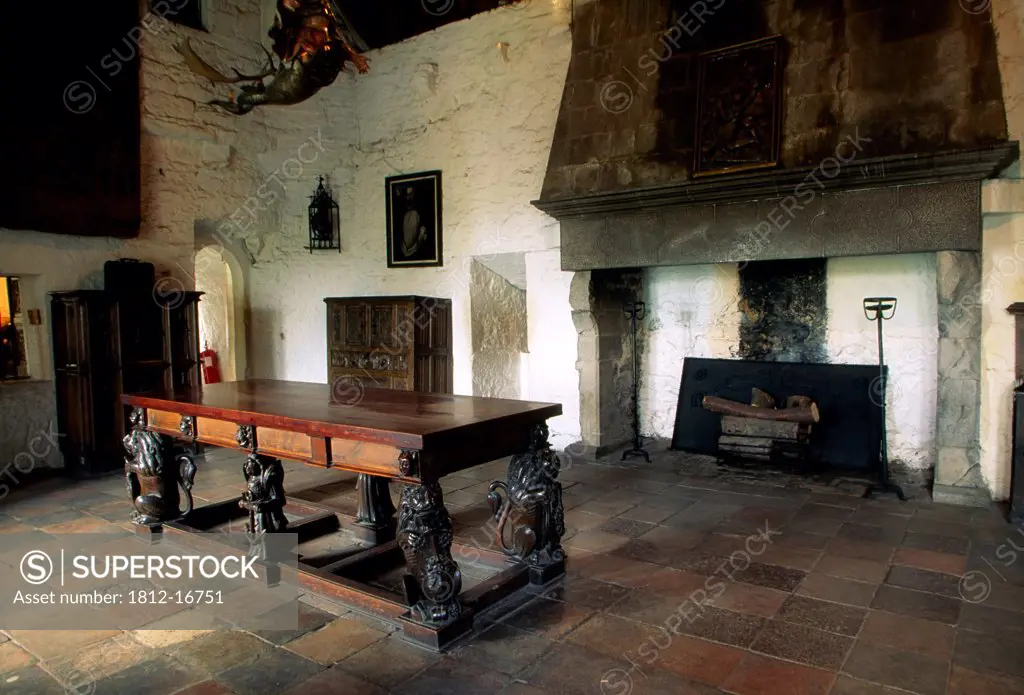 North Solar Room, Bunratty Castle, County Clare, Ireland; Historic Interior