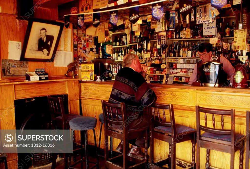 Shannonbridge, County Offaly, Ireland; Pub Interior