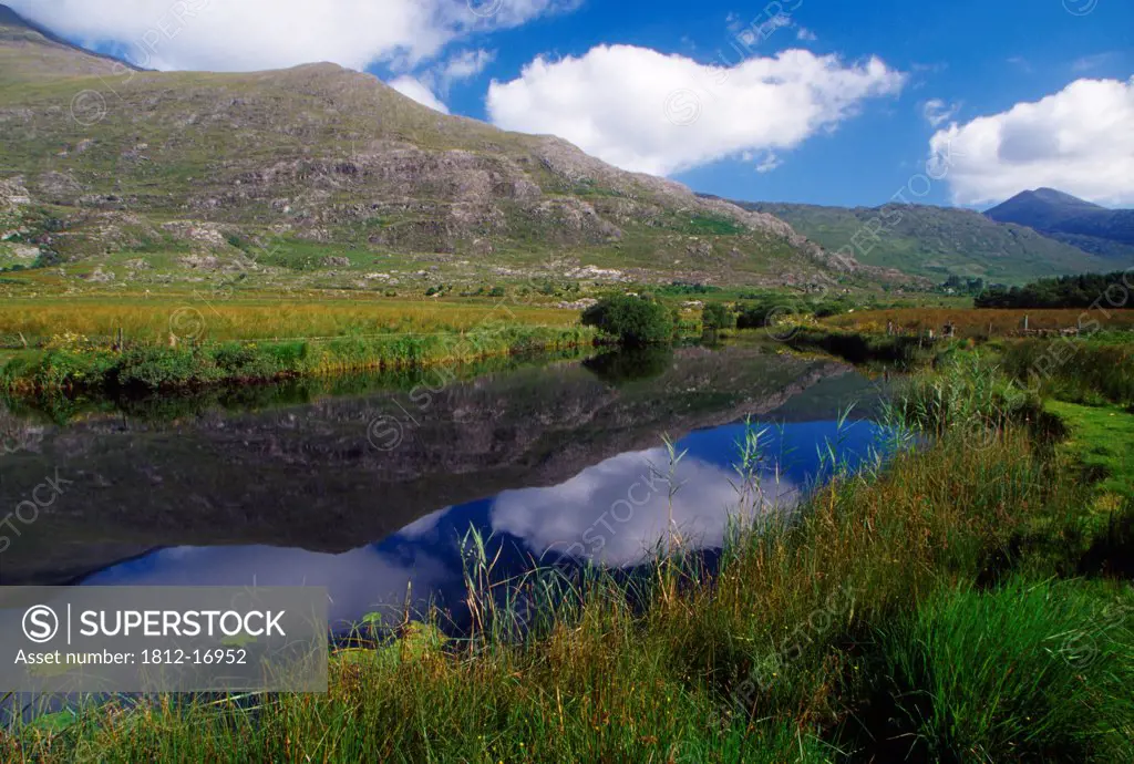 Gearhameen River In Black Valley, Killarney National Park, County Kerry, Ireland; River Scenic