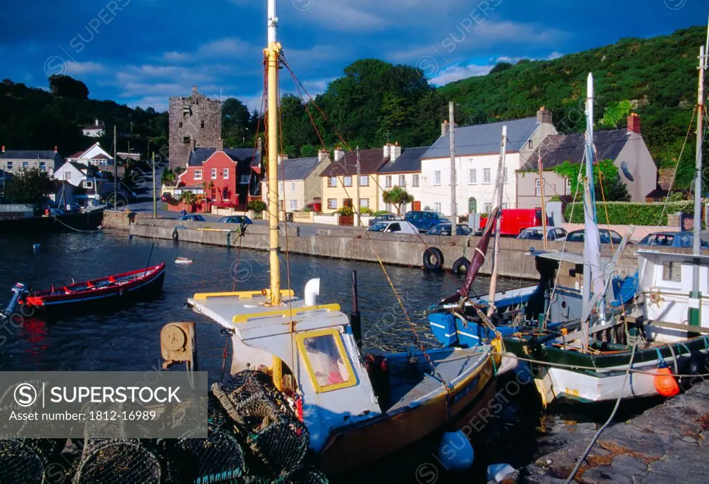 Ballyhack Village, County Wexford, Ireland; Fishing Boats