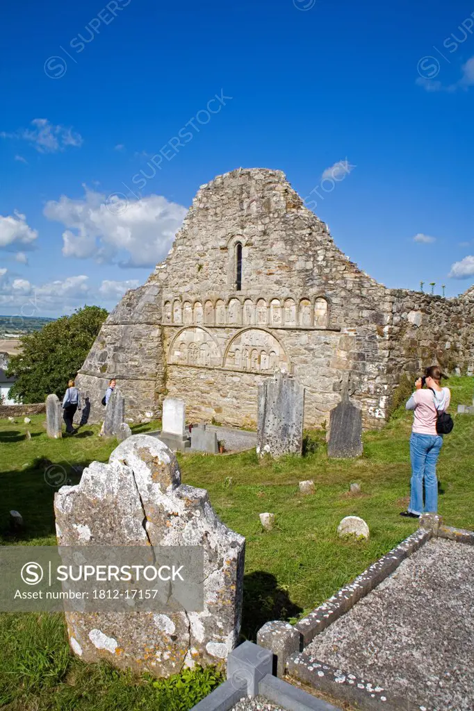 Ardmore Church, County Waterford, Ireland; Ruins Of Church In Cemetery