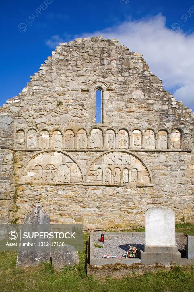 Ardmore Church, County Waterford, Ireland; Ruins Of Church In Cemetery