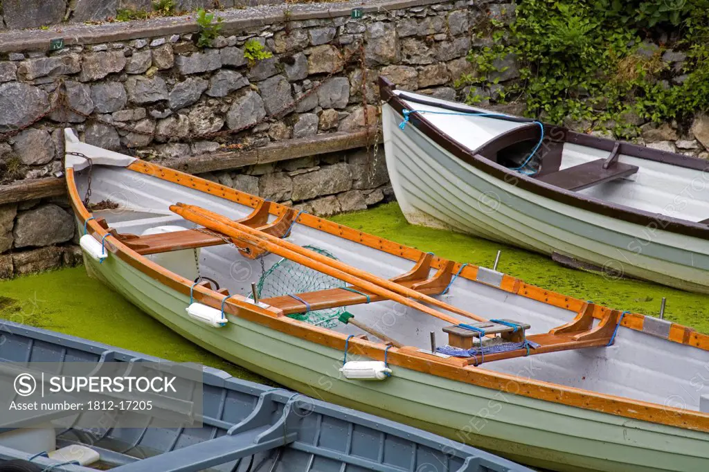 Ross Castle, Killarney National Park, County Kerry, Ireland; Boat Dock