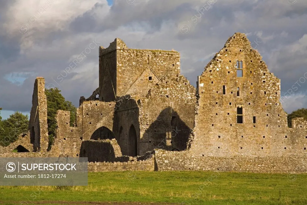 Hore Abbey, Cashel, County Tipperary, Ireland; Abbey Ruins In Field