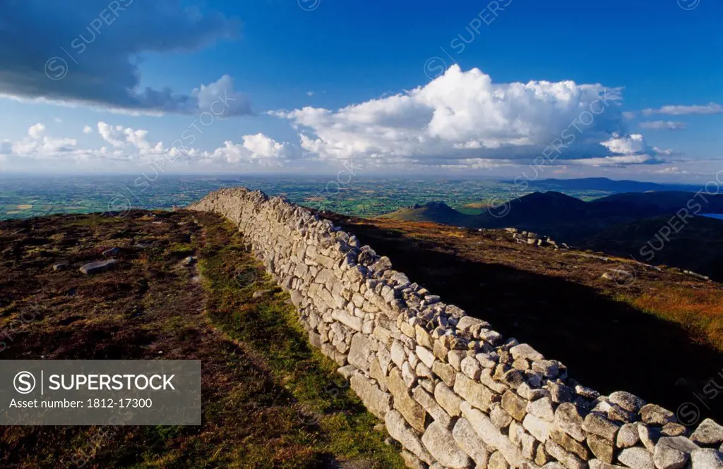 Batts Wall, Mourne Mountains, County Down, Northern Ireland