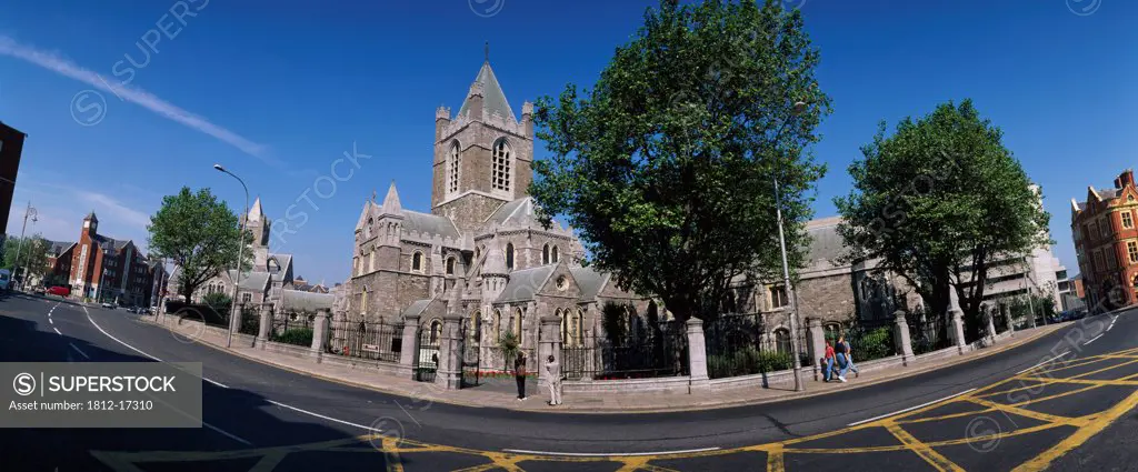 Dublin,Co Dublin,Ireland;Exterior View Of Christchurch Cathedral