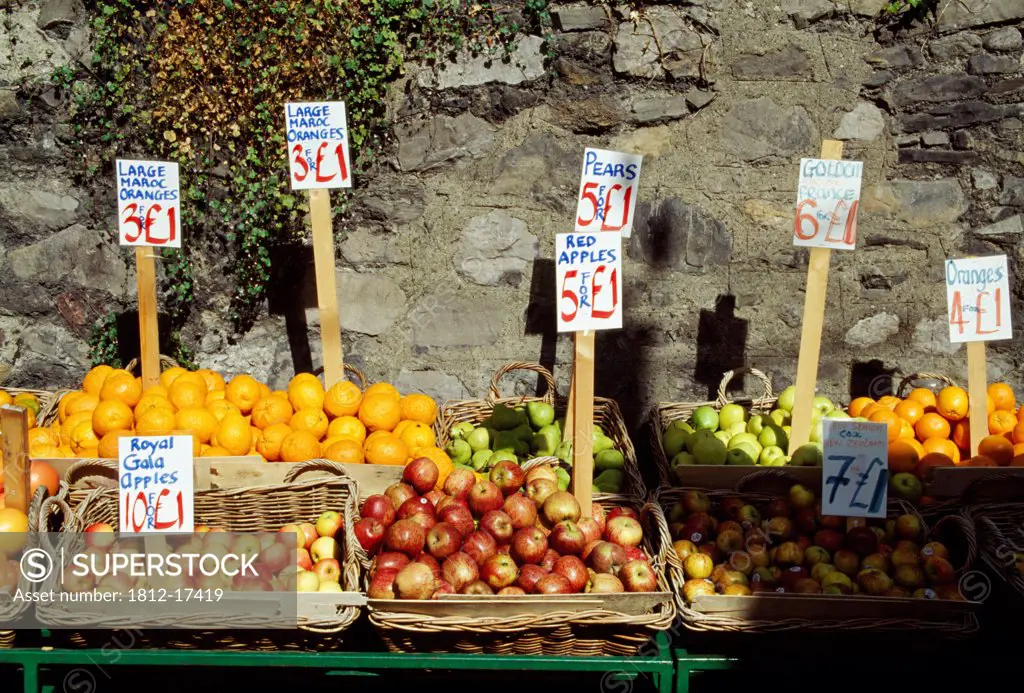 Roy Fox Gourmet Foods, Donnybrook, County Dublin, Ireland; Outdoor Fruit Market Stall