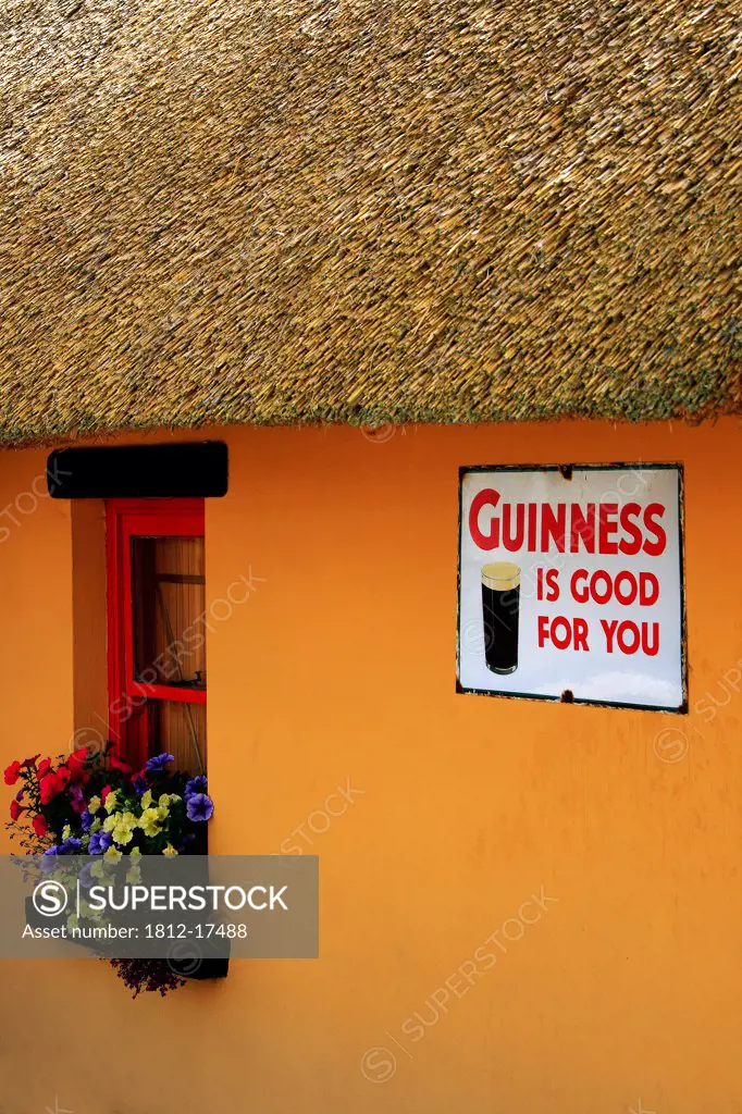 Dromina, County Cork, Ireland; Pub Exterior With Thatched Roof
