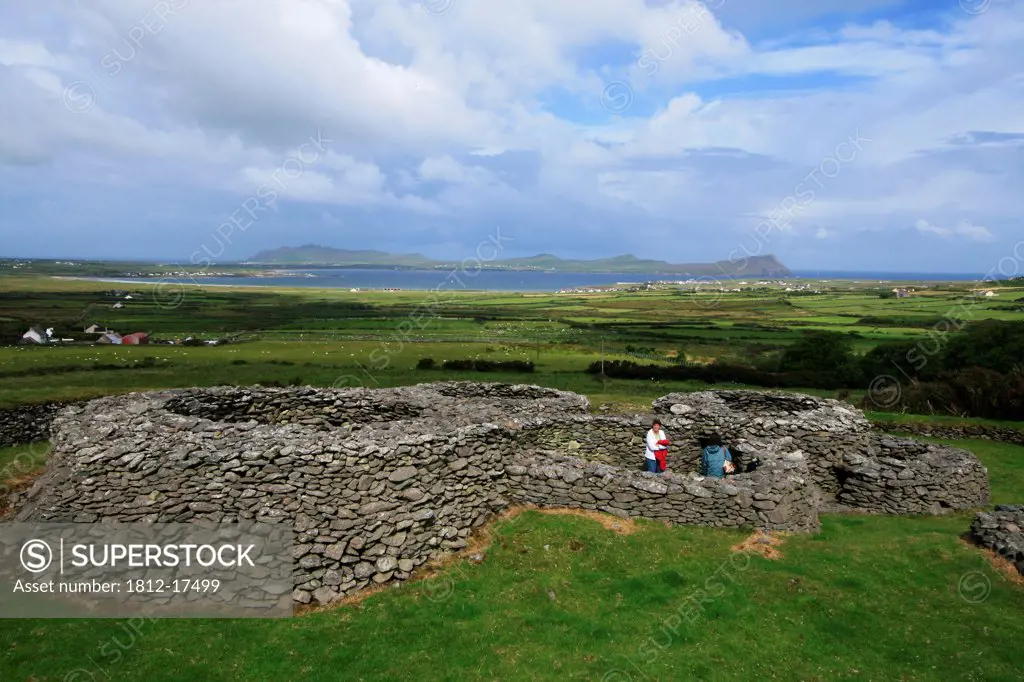 Dingle Peninsula, County Kerry, Ireland; Prehistoric House Ruins