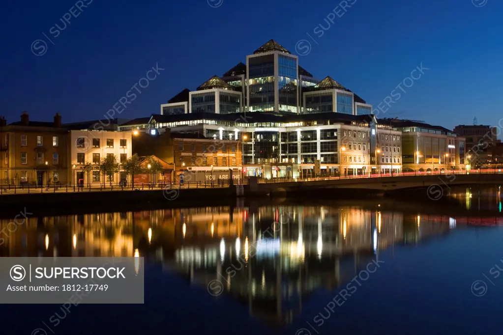 Ulster Bank, River Liffey, Dublin City, Ireland; City Waterfront Property