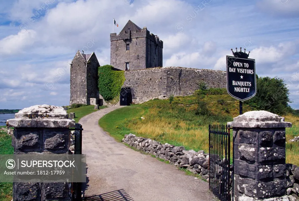 Dunguaire Castle, County Galway, Ireland; Historic Irish 16Th Century Castle