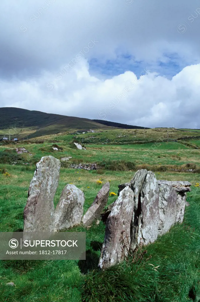 Ballinskelligs, County Kerry, Ireland; Megalithic Tomb Ruins