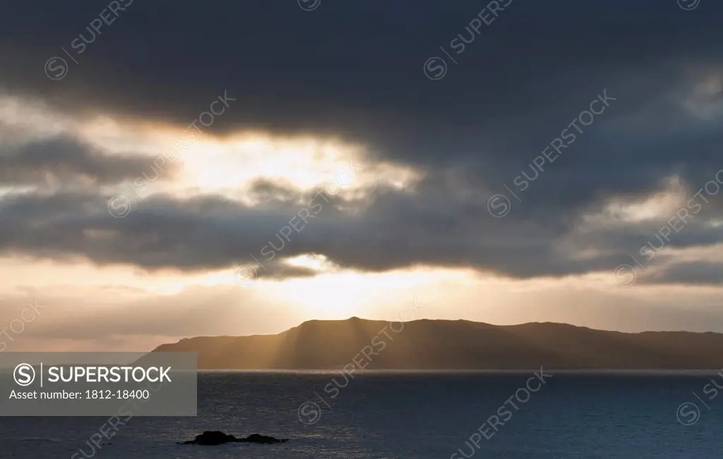Sunrise Over Lambay Island, County Fingal, Ireland
