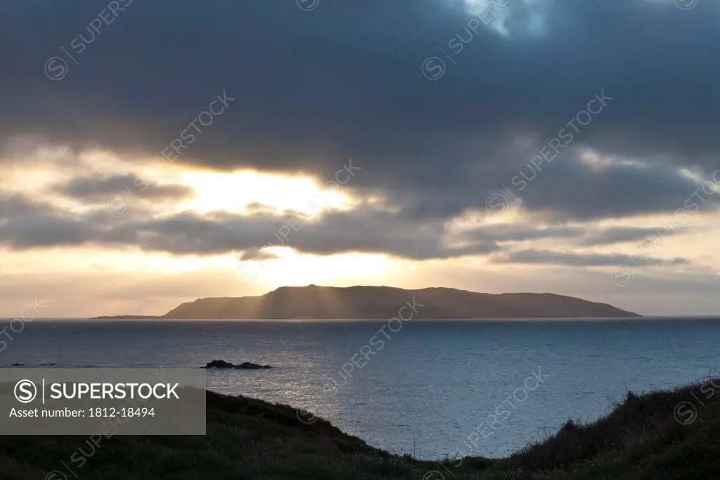 Sunrise Over Lambay Island, County Fingal, Ireland