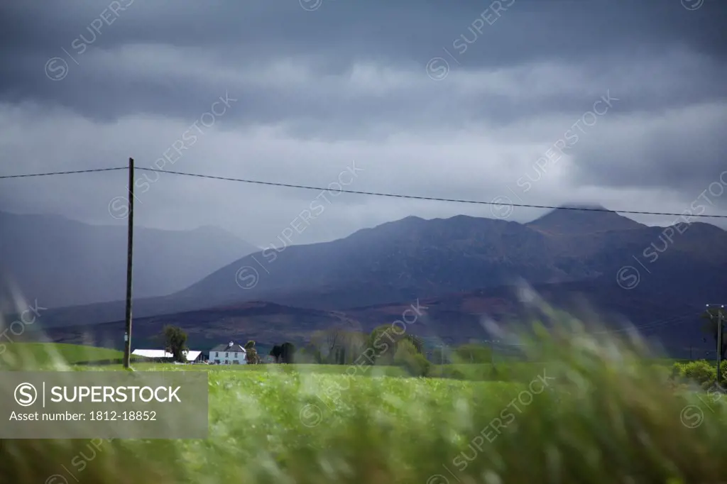 County Kerry, Ireland; Roadside View From The Ring Of Kerry