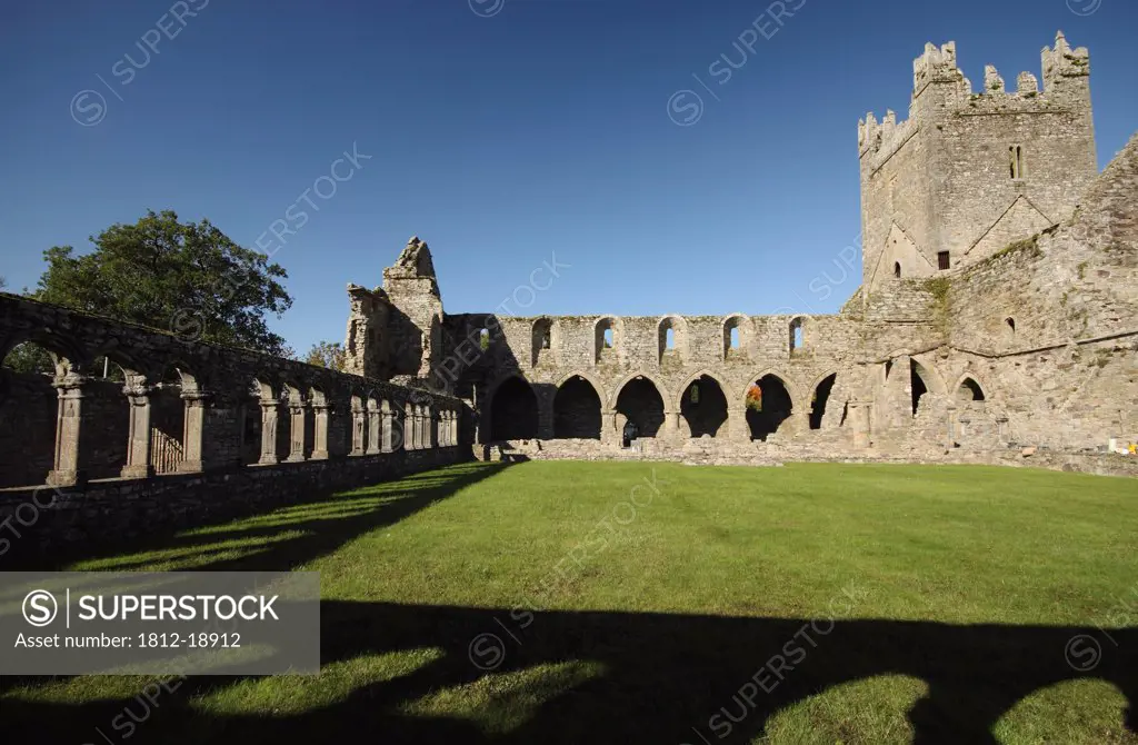 Jerpoint Abbey In Leinster Region; County Kilkenny, Ireland