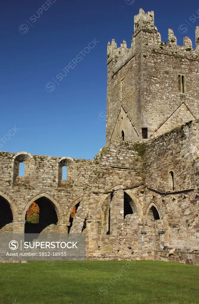 Jerpoint Abbey In Leinster Region; County Kilkenny, Ireland
