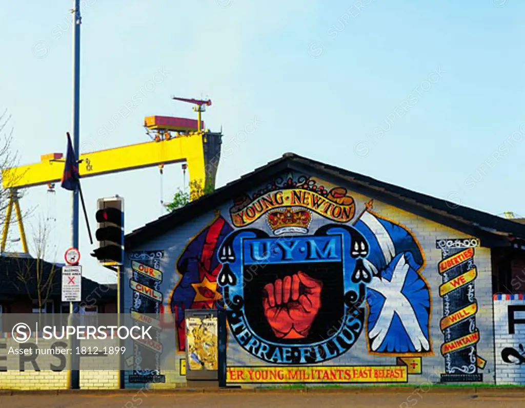 Belfast, Newtownards Road, Loyalist Mural