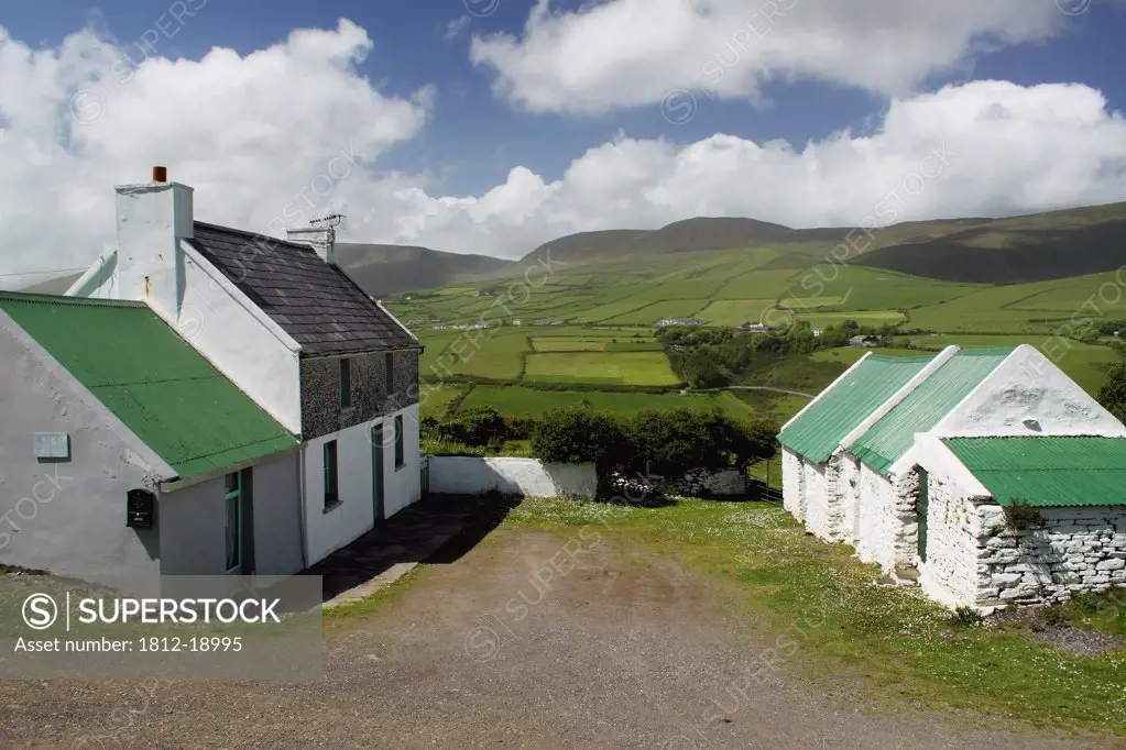 Old Farmhouse On The Dingle Peninsula In Munster Region; County Kerry, Ireland