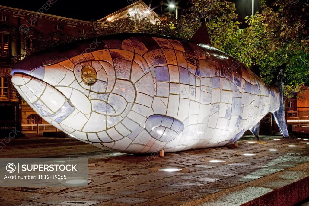 The Big Fish Sculpture; Belfast, County Antrim, Ireland