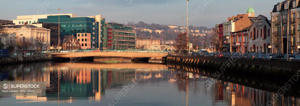Buildings Along The River Lee; Cork City County Cork Ireland