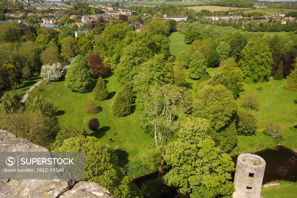 View From The Top Of Blarney Castle; County Cork Ireland