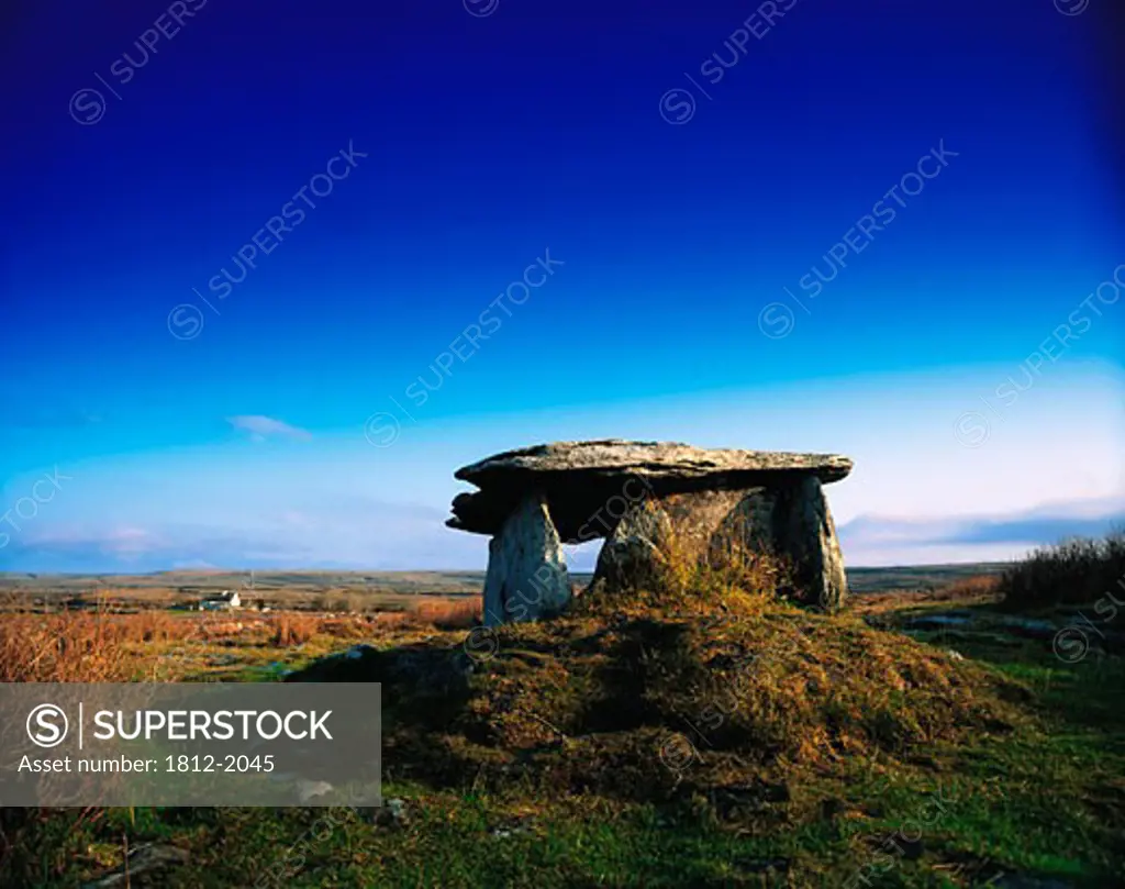 Gleninsheen, The Burren, Co Clare, Ireland, Megalithic Tomb