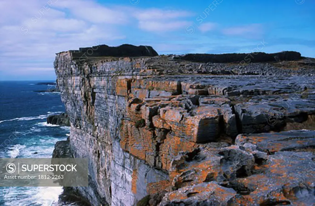 Dun Aengus, Inis Mor, Aran Islands, Co Galway, Ireland, Prehistoric fort from the Bronze Age
