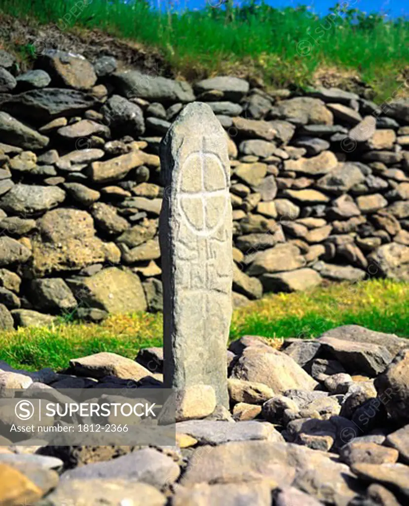 Cross Pillar, Gallarus Oratory, Dingle Peninsula, Co Kerry, Ireland