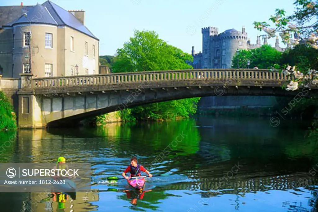 Dunmore East, Co Waterford, Ireland, People kayaking