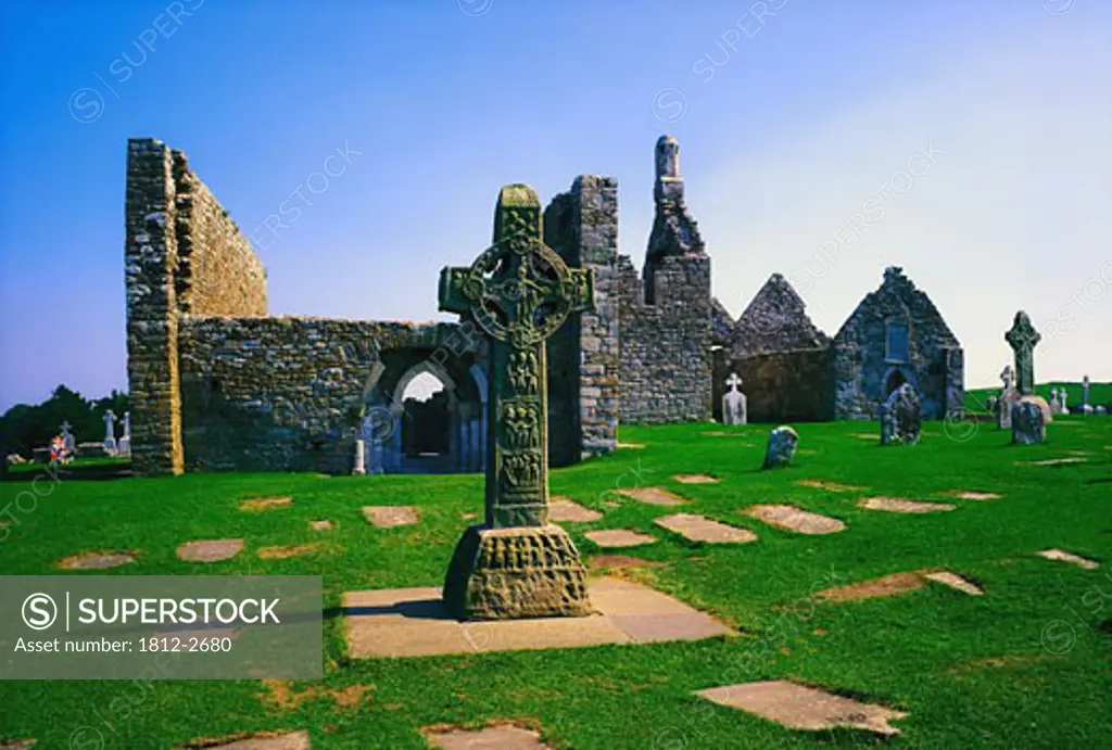 Clonmacnoise, Co Offaly, Ireland, West Cross, Cross of The Scriptures