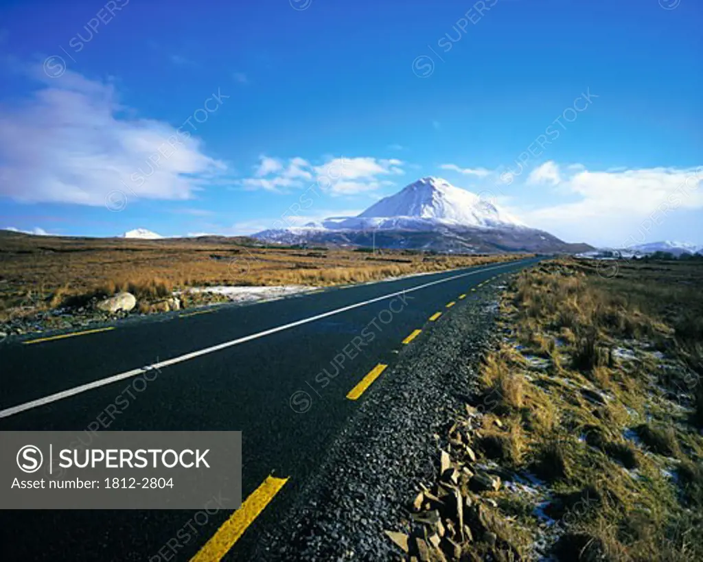 Rural Roads, Co Donegal, Mount Errigal