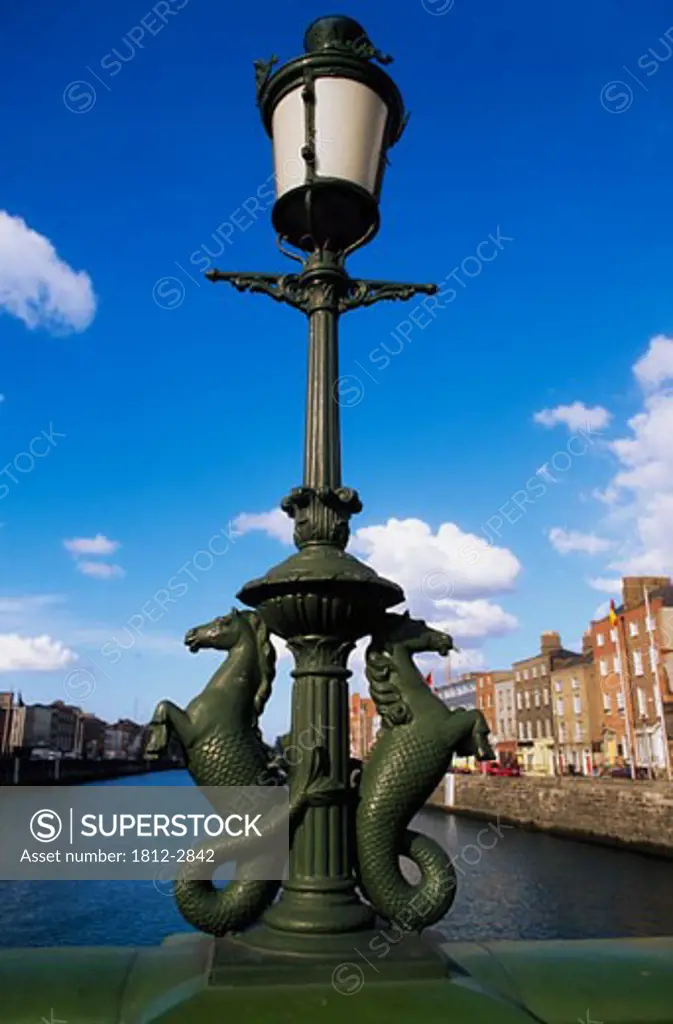 Detail of the Grattan Bridge (Capel Street Bridge), Dublin, Co Dublin, Ireland