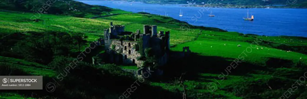 Clifden Castle, Connemara, Co Galway, Ireland