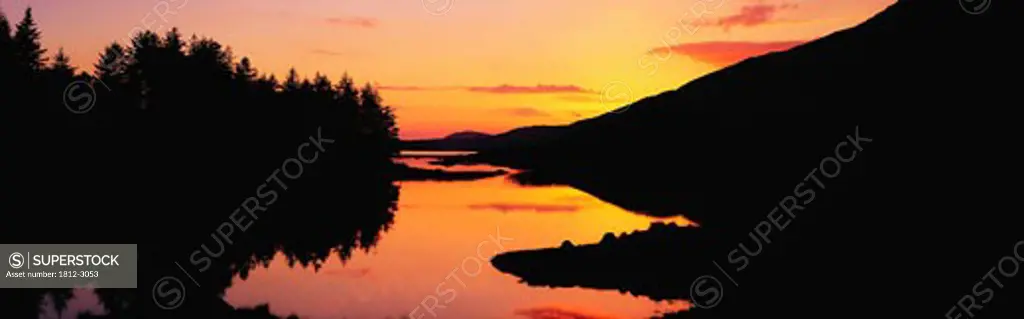 Sunset, Ballinahinch Lake, Connemara Co Galway