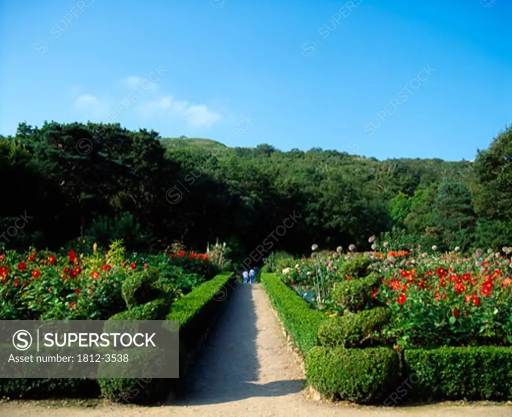 Co Donegal, Glenveigh Castle and Gardens, The Walled Garden