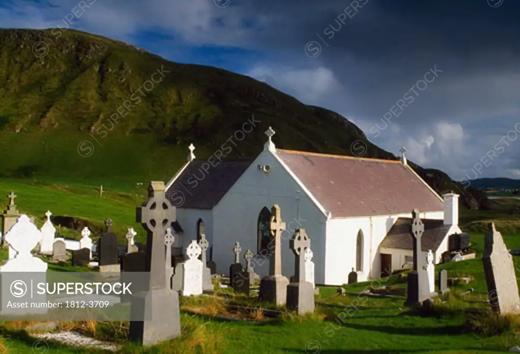 Lagg Church & Graveyard, Inishowen Peninsula, Co Donegal, Ireland
