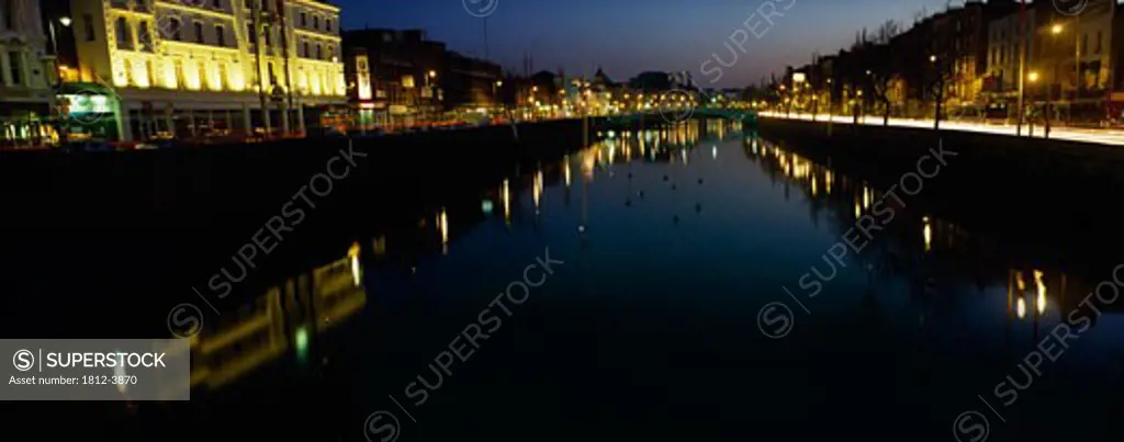 Dublin City, Millenium Clock, River Liffey