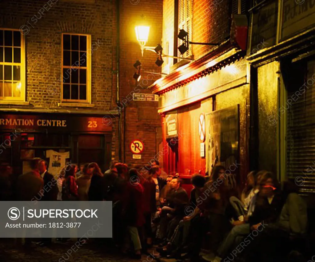 Dublin Street Scenes, Temple Bar, Night Life