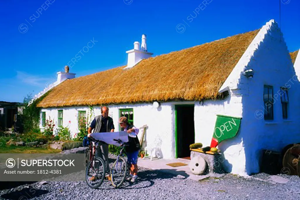 Man Of Aran Cottage, Inishmore, Aran Islands, Co Galway, Ireland