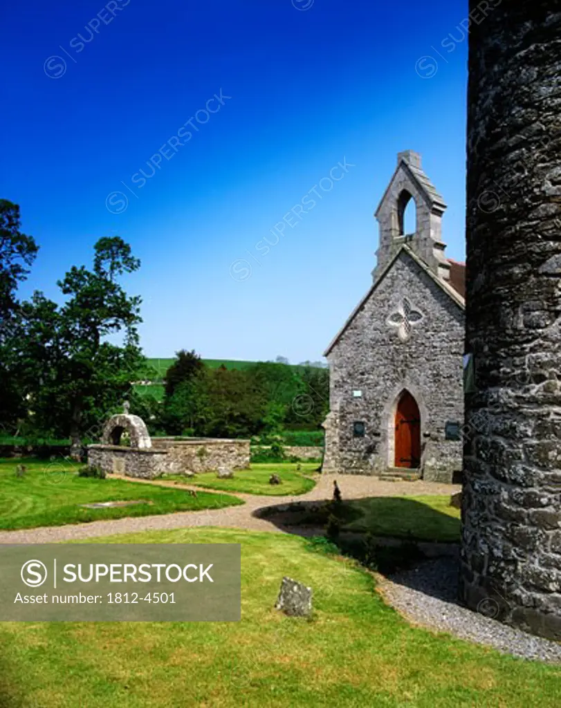 Birthplace - Patrick Kavanagh, Old stone church of St Daig, Inishkeen, Co Monaghan, Ireland Co Monaghan, Ireland