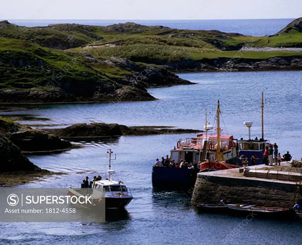 Irish Islands, Inishbofin The Harbour, Co Galway