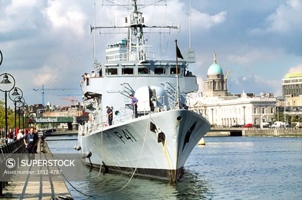 Sea Corp Frigate, Sir John Rogerson's Quay, Dublin, Ireland