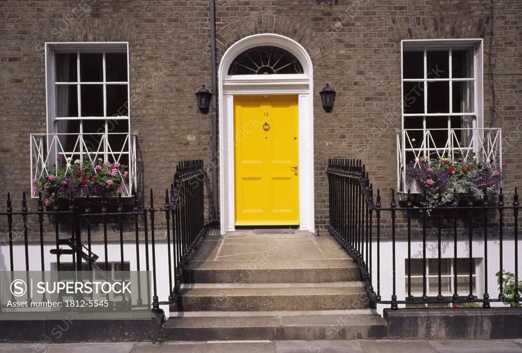 Georgian door, Fitzwilliam Square, Dublin, Co Dublin, Ireland