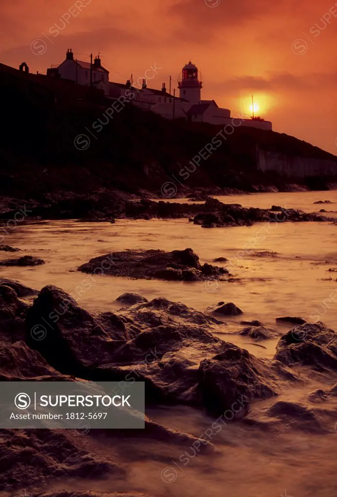 Roches Point, Whitegate, Cork Harbour, County Cork, Ireland; Lighthouse and seascape