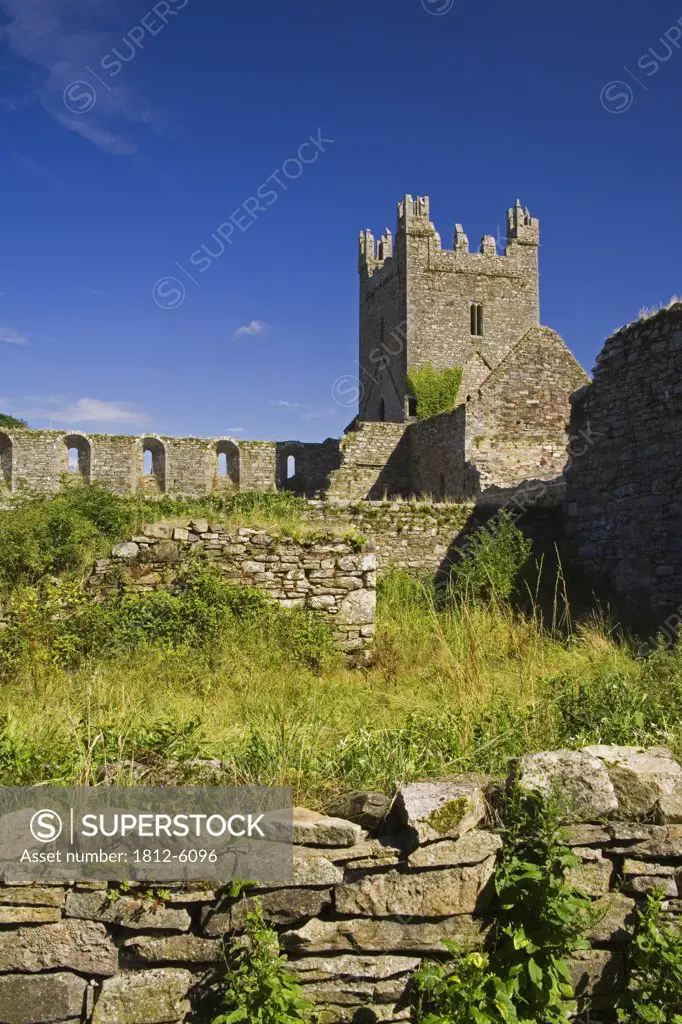 Jerpoint Abbey, County Kilkenny, Ireland; Historic 12th century abbey  