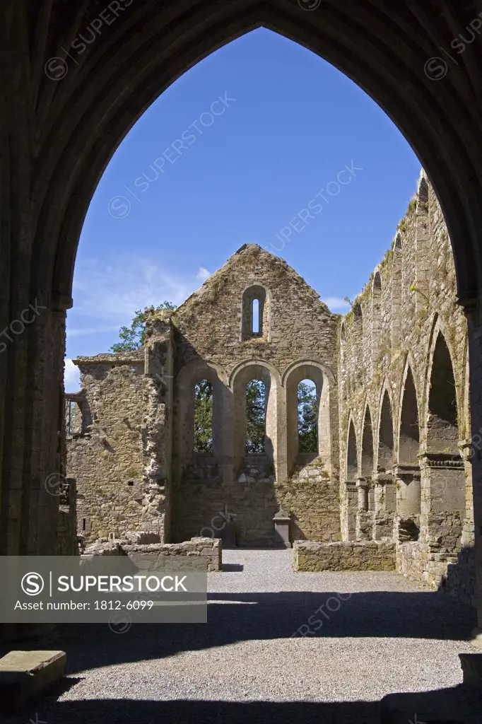 Jerpoint Abbey, County Kilkenny, Ireland; Historic 12th century abbey