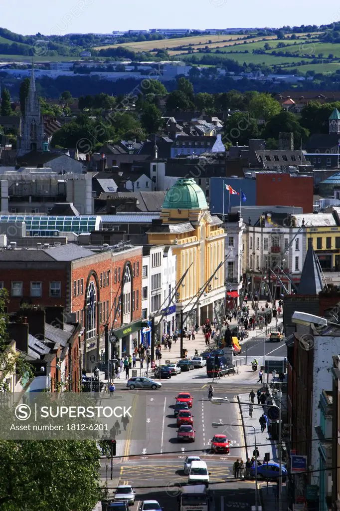 Cork City, County Cork, Ireland; City streetscape