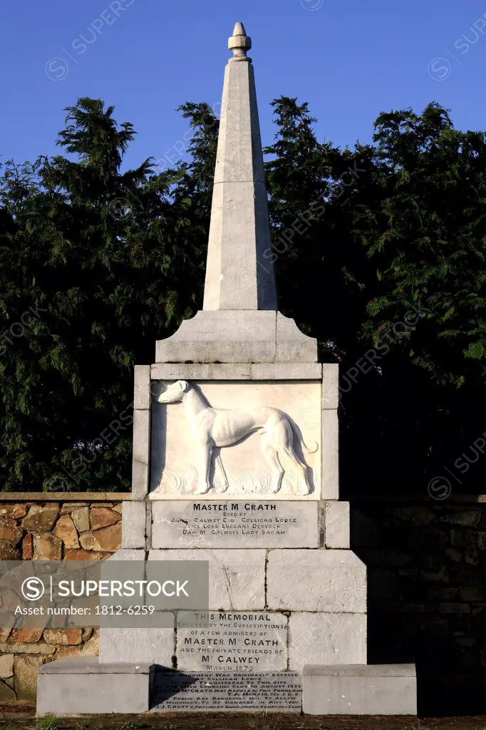 County Waterford, Ireland; Memorial to Master McGrath, racing greyhound