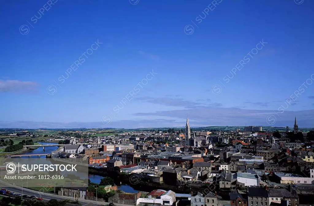 Drogheda from Millmount, Co Louth, Ireland